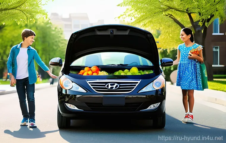 현대 캐스퍼의 경제성 분석 - **Prompt 1: Urban Agility and Distinctive Design**
    A vibrant, slightly stylized image of a brigh...