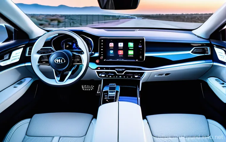 현대 그랜저 하이브리드 VS K8 하이브리드 - **Hyundai Grandeur Hybrid - Elegant Evening Drive in Moscow:**
    A sophisticated deep metallic gre...